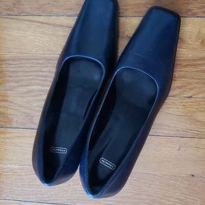 Coach, Square Toe Navy Pumps, 8B